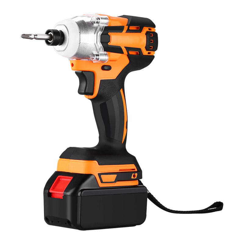 Brushless Cordless Impact Driver - 20V Max Li-Ion Impact Driver Combo Kit w/ 221ft-lb Torque, 0-2800RPM Variable Speed, 4 lbs Lightweight for Driving Screws or Tightening Nuts Efficiently