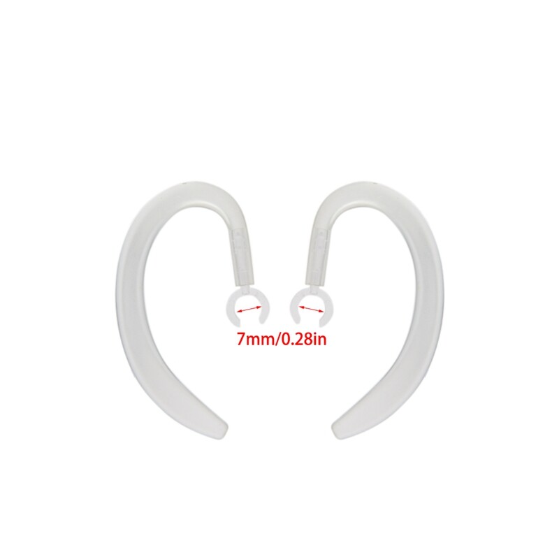 1 Pair Rubber Rotary Retractable Earhook Earloop For Bluetooth-compatible