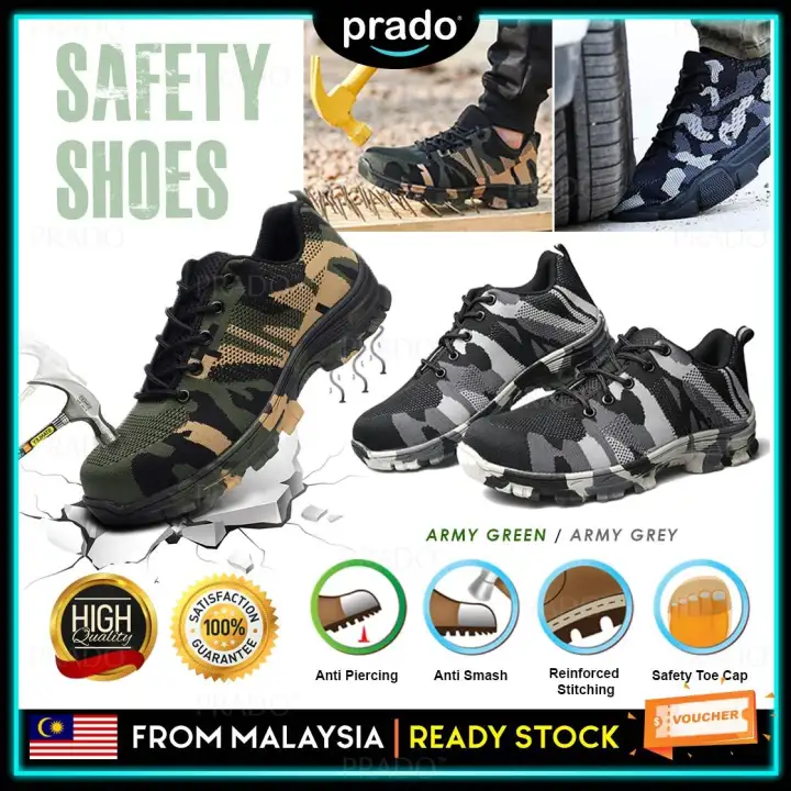 military grade puncture proof steel toe safety shoes