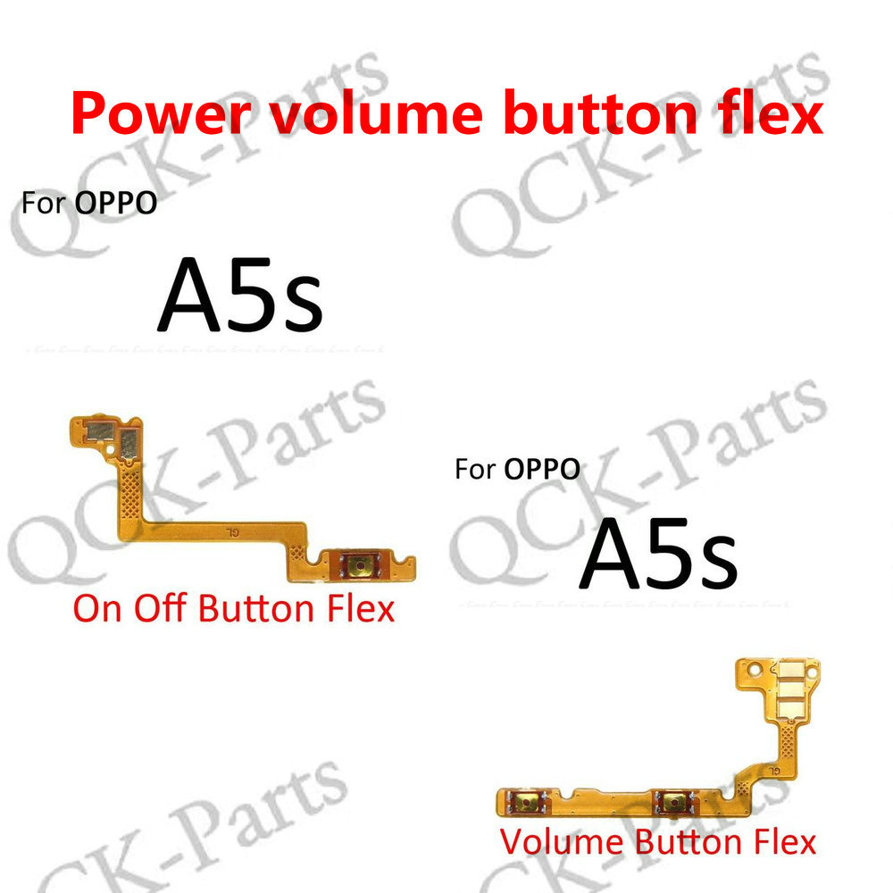 Power On Off Mute điều khiển công tắc Key nút âm lượng Cáp dẻo Đối Với Oppo A5s