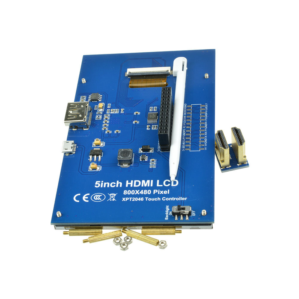 Original 5 inch HDMI Touch Screen TFT LCD Panel Module Shield 800X480 For Raspberry Pi