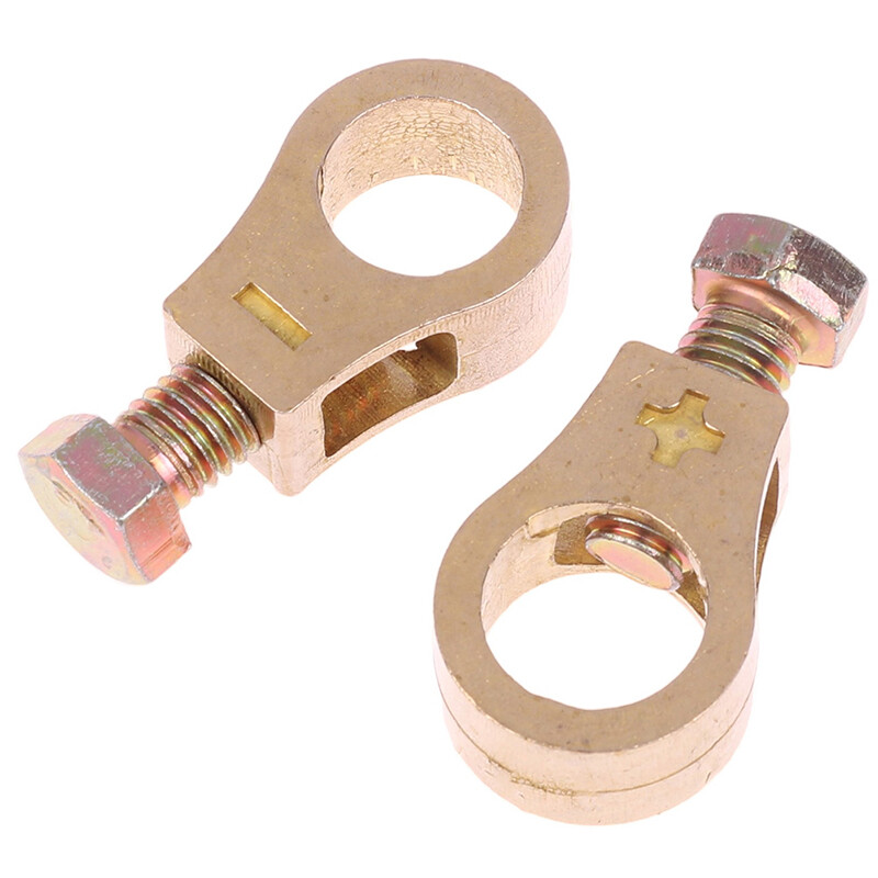 EVAN 1Set Car Battery Terminal Wire Cable Clamp Top Quick Post Terminal Connector