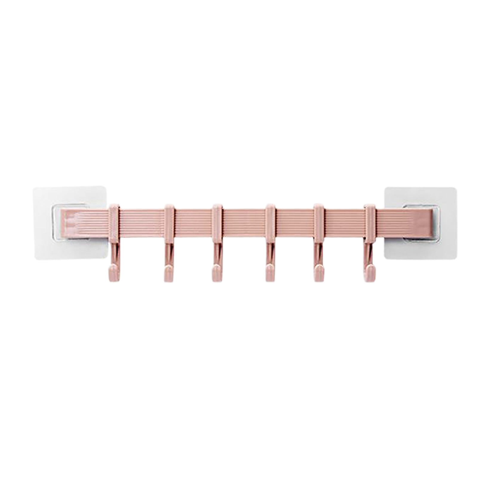 Farfi Wall Hanging Punch-free 6 Hooks Plastic Bathroom Towel Hook for Toilet