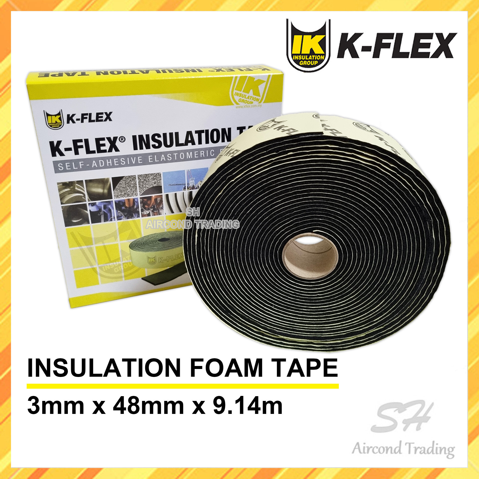 K-FLEX INSULATION FOAM TAPE INSULATION TAPE FOAM TAPE [SELF-ADHESIVE ...