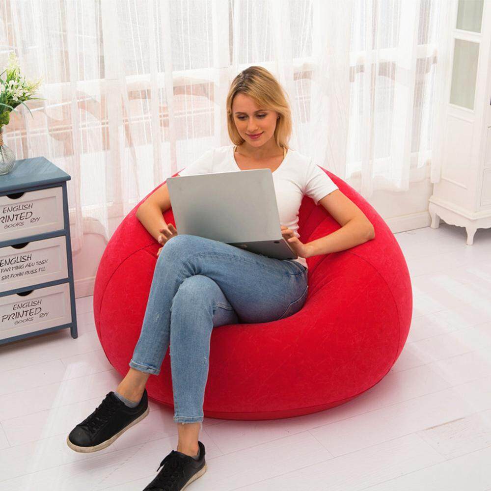 Czs Inflatable Bean Bag Sofa Chair Portable Comfortable Laziness Czs Inflatable Bean Bag Sofa Chair