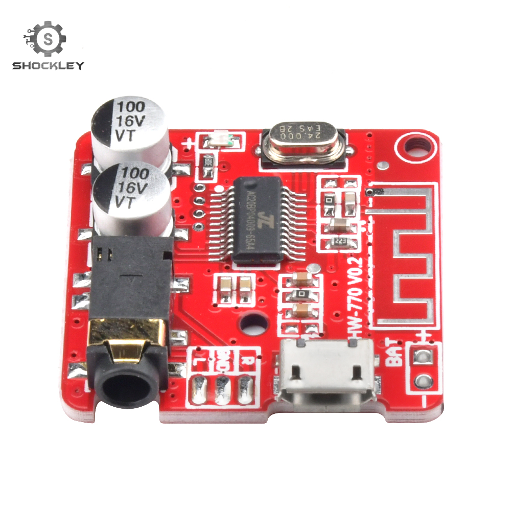 Shockley VHM-314 3.7~5V Mini Bluetooth 5.0 Audio Decoder Board Receiver BT5.0 PRO MP3 Lossless Wireless Stereo Music Amplifier with Module