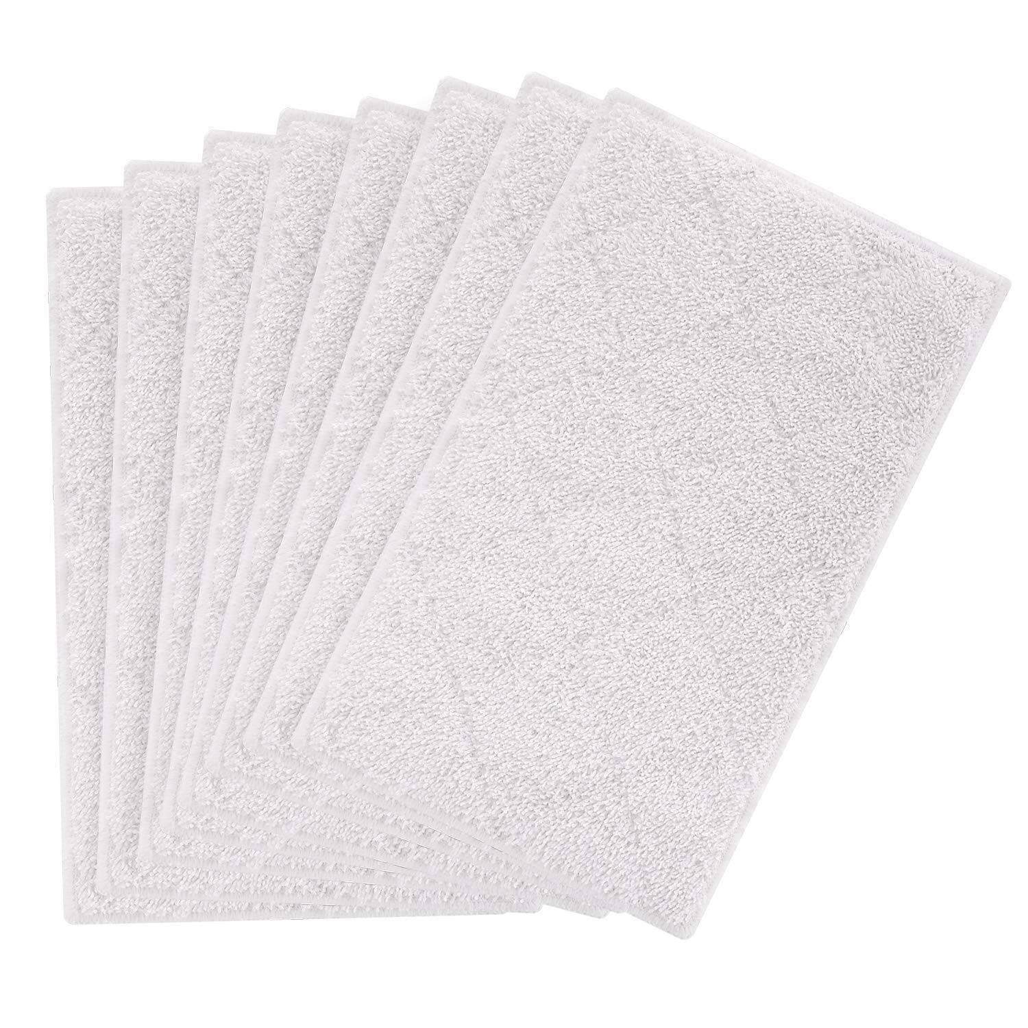 8 Pack Cleaning Mop Pads Replacement Compatible For Light N Easy Steam Mop Pads S3101 S7326 S3601 Floor Steam Cleaner