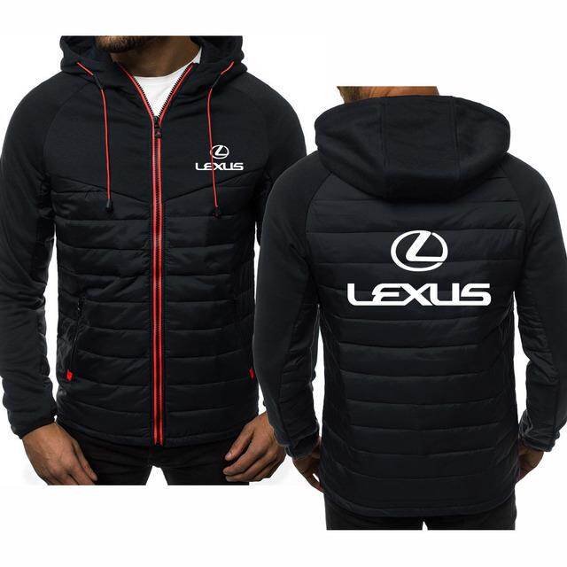 2020 new Hoodies Men Lexus Car Logo Print Casual Long Sleeve Hooded Sweatshirts Mens zipper Jacket Man Hoody Clothing