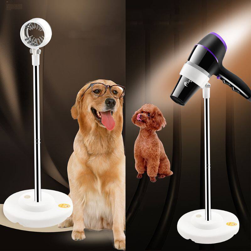 Giá Đỡ Máy Sấy Tóc Cho Thú Cưng Khung Tròn Ổn Định Sàn Khung Cố Định Dọc Có Thể Co Rút Được, Phụ Kiện Chải Lông Thú Cưng Đa Năng