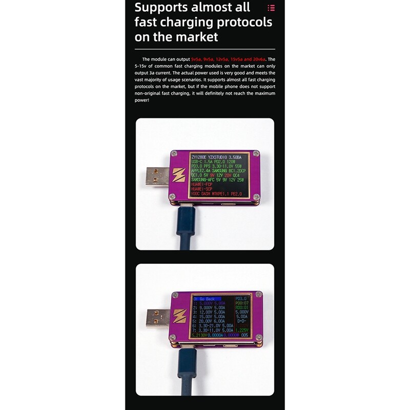 120W Two-Way Pd Fast Charging Module 4S Charging Treasure Module Circuit Board High Power Pd Fast Charging Boost/Buck