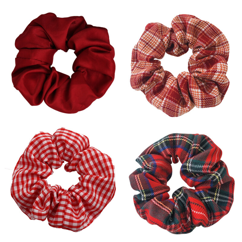Korean Style Stretch Silk Fabric Hair Bands