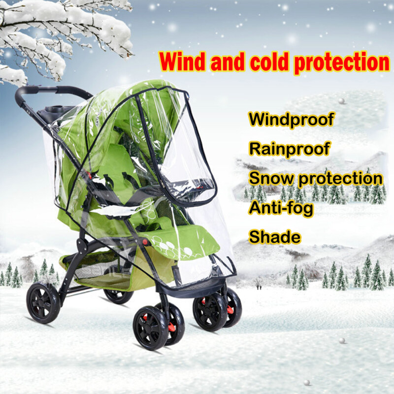 1* Hot Umbrella Waterproof Wind Shield Baby Accessories Pram Raincoat Stroller Rain Cover Pushchair Wind Shield Singapore