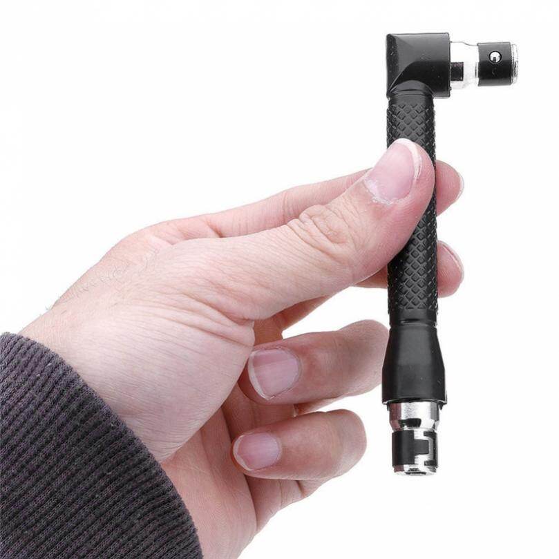 1/4 Inch Hex Socket Two Way L Shape Screwdriver Bit Double Head Hand Ratchet Wrench Tools for Connect 6.35mm Sockets or Screwdriver Bit