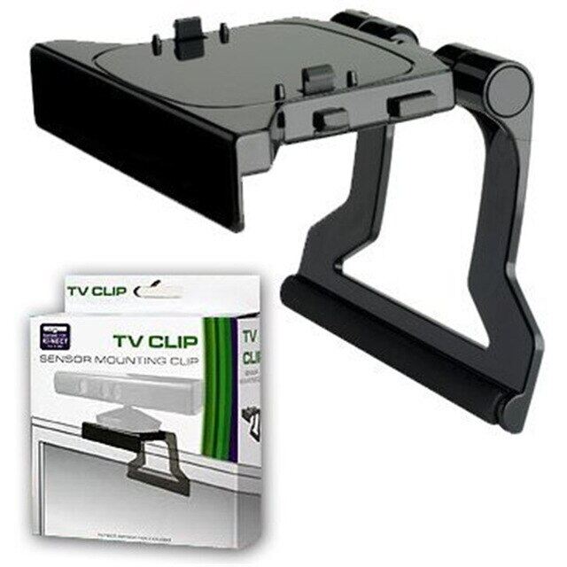 Bracket For Xbox 360 Kinect Sensor Tv Mounting Clip For Microsoft Xbox360 Kinect Sensor Adjustable Mount Mounting Stand Holder