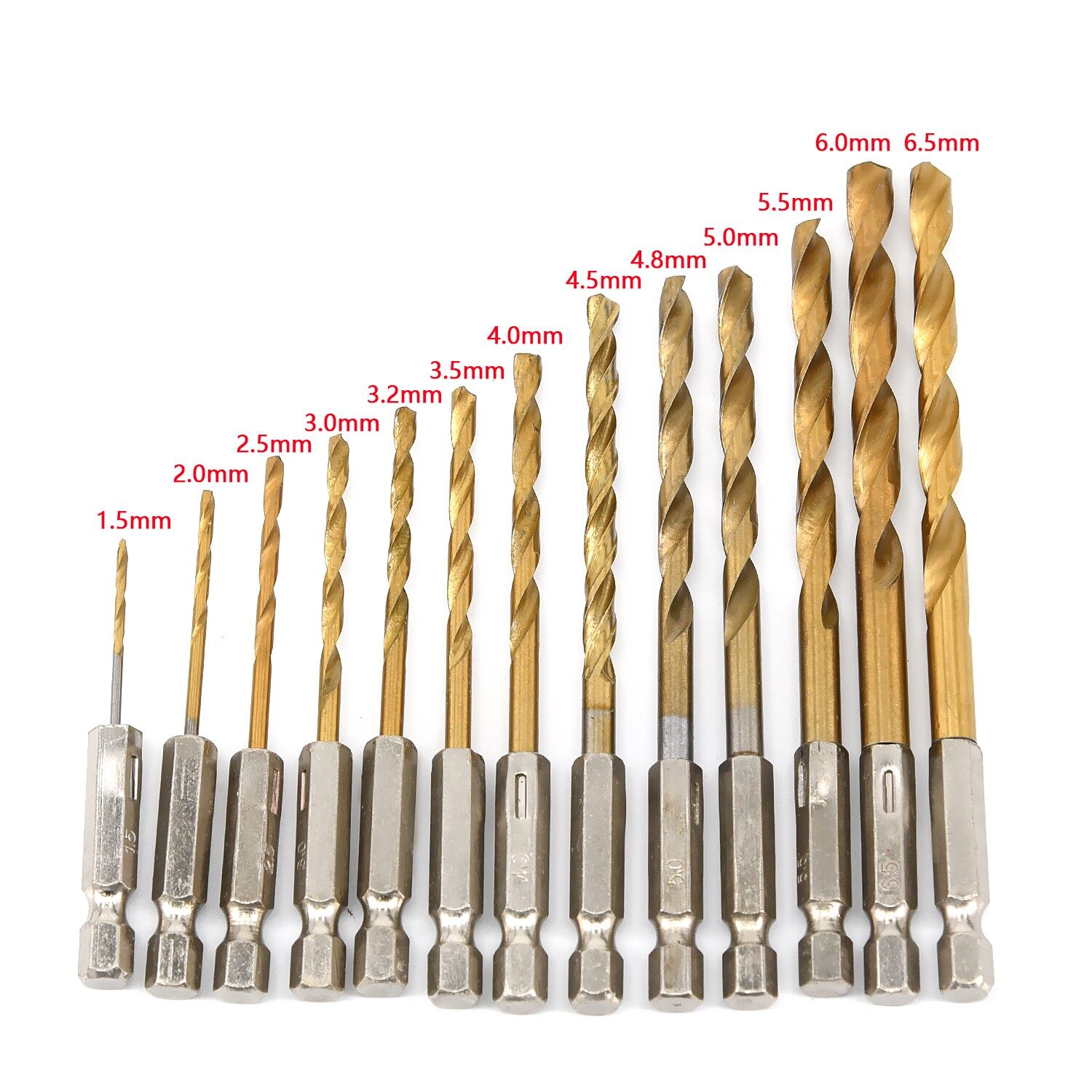 13pcs high quality drill set drill bits high speed steel hss drill bit set tool