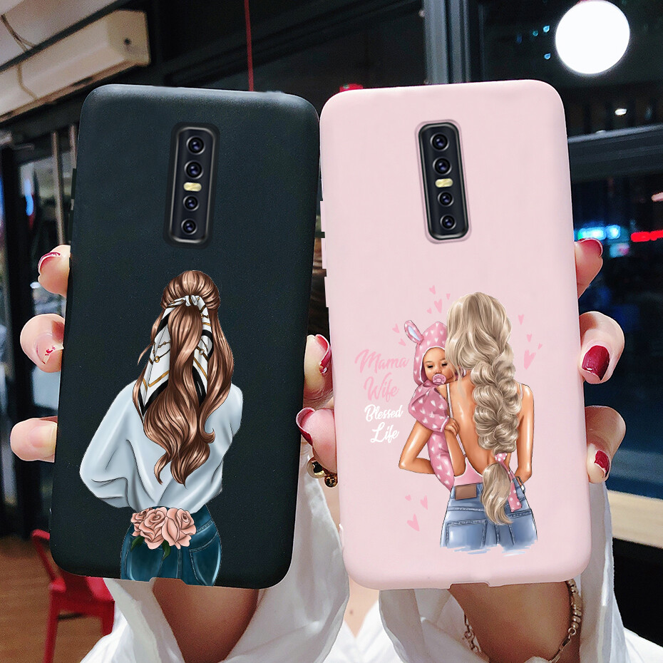 For Vivo V17 Pro Case 1909 1910 Soft Slim Silicone New Fashoin Patterned Phone Cover Vivo V17Pro Casing