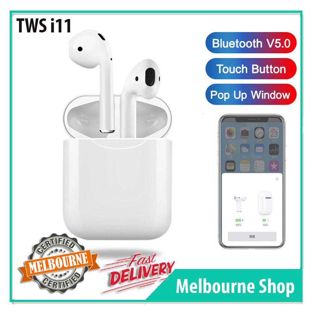 I11 Tws Wireless Earbuds 50 Bluetooth Earphone Headphone Pod Touch Control Sport Headset I9s 8228