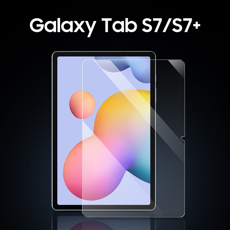 Tempered glass for samsung galaxy tab s7 11" s7 lite s7 fe s7 plus s7+ 12.4" sm-t870 t870 t875 t730 t970 t975 screen protector