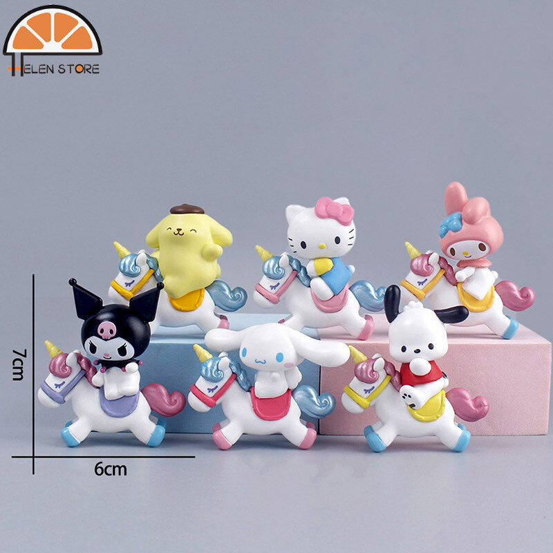 HS Sanrio hand-made gashapon doll cake decoration