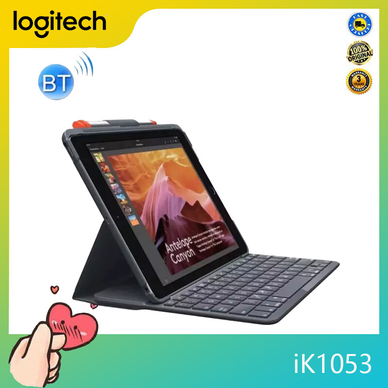 Logitech iK1053 SLIM FOLIO Protective Case with Intergrated Bluetooth Keyboard for iPad 9.7 2018 / 2017 / A1893 / A1954 / A1822 / A1823 Singapore
