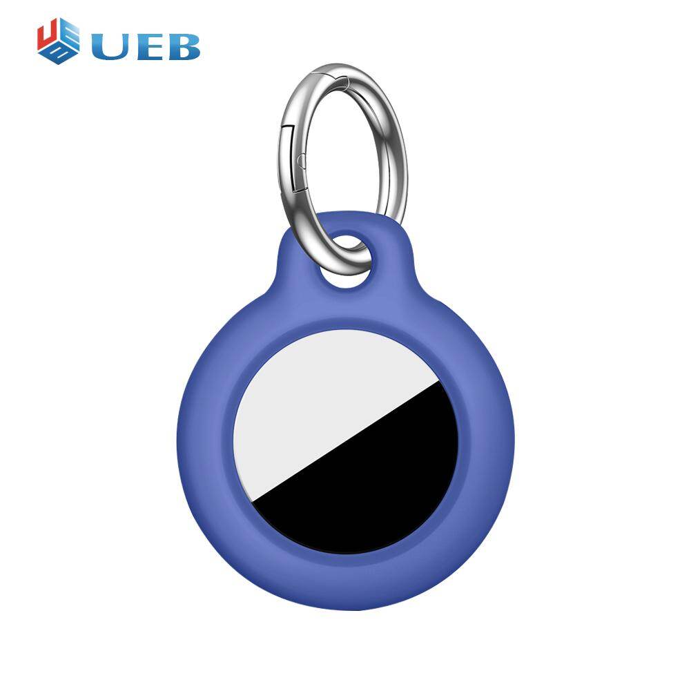 Keychain for AirTag Tracker Anti Lost Hard PC Hard Case Cover Protective Skin Sleeve