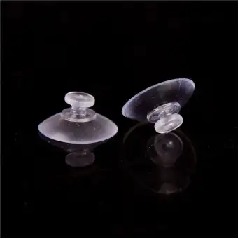 50Pcs Clear Transparent Hanger Room Kitchen Bathroom Suction Cup Sucker 20mm S*
