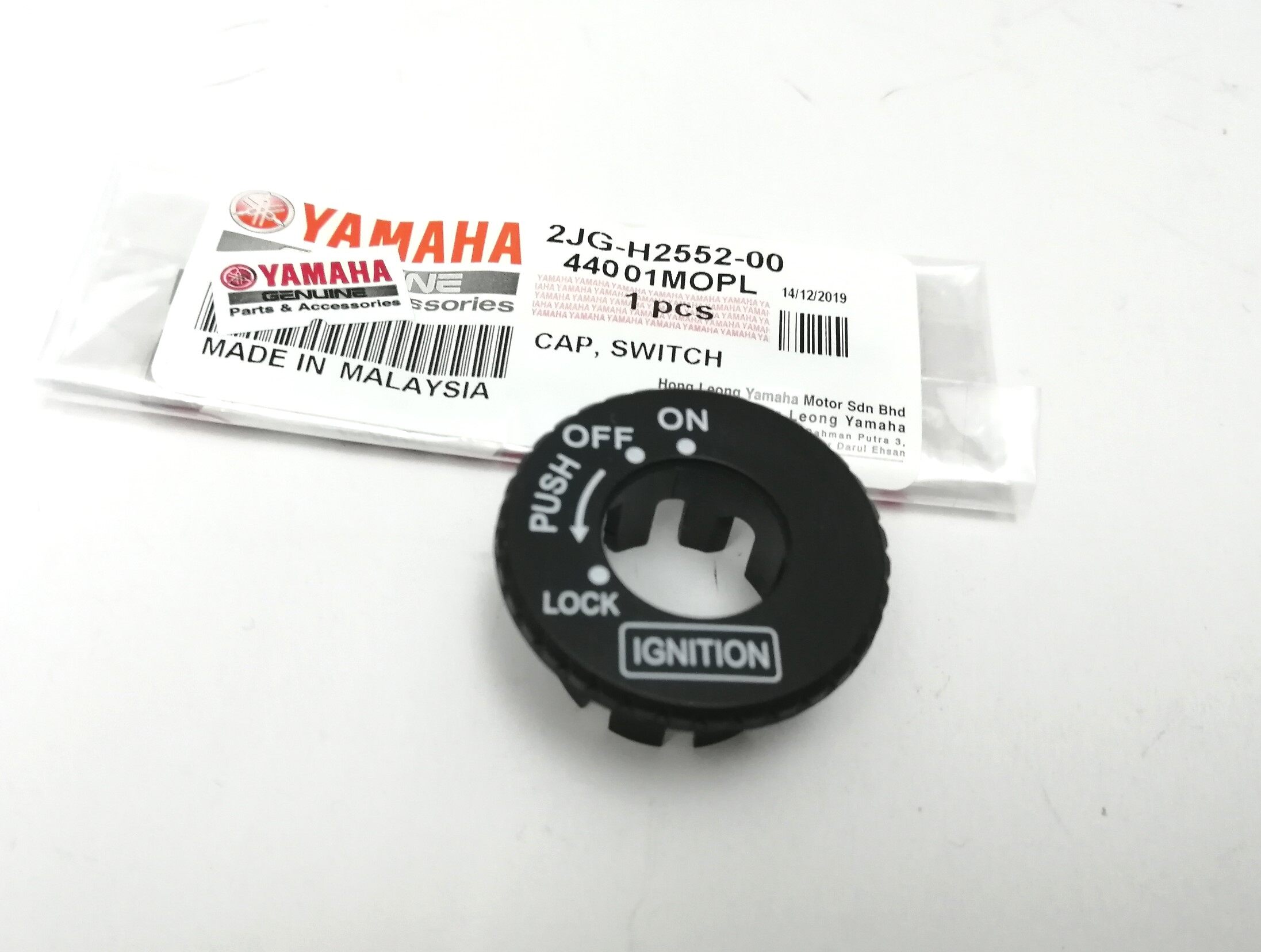 YAMAHA MAIN SWITCH CAP 100% ORIGINAL 2JG-H2552-00 | Lazada