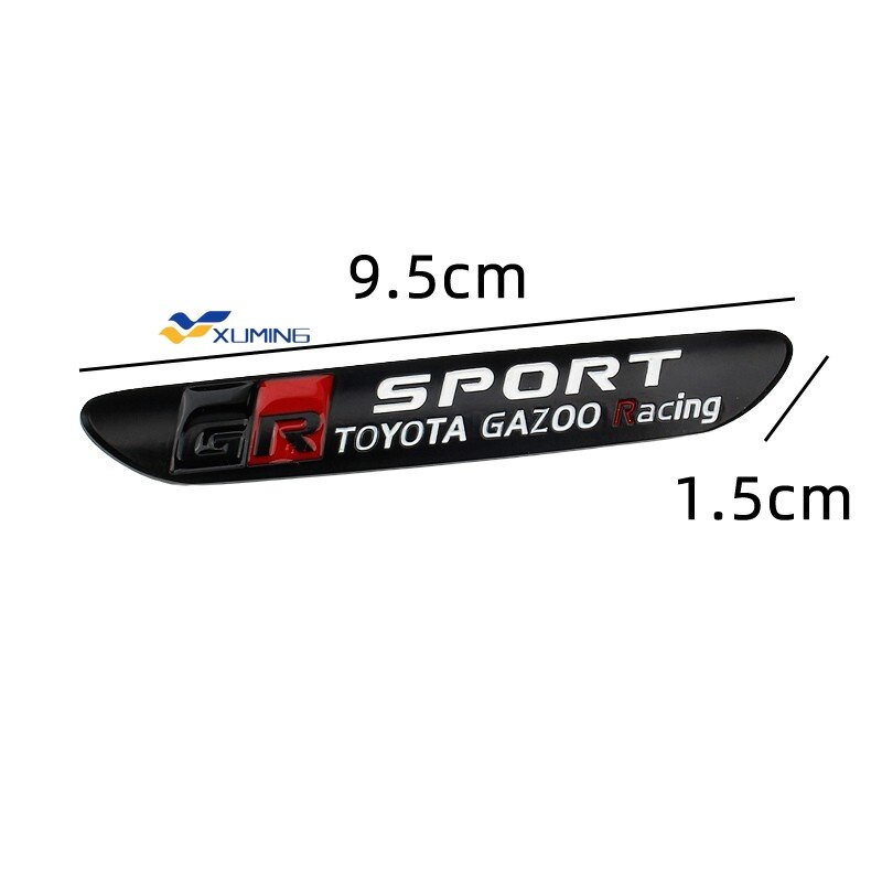 Tem Dán Xe Ô Tô Decal Logo Thể Thao GR Tem Dán Logo GR