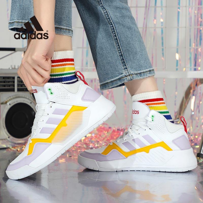 adidas casual high top shoes