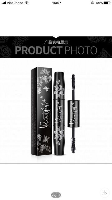Chuốt mi Mascara 2in1 Beautiful Bioaqua HD365