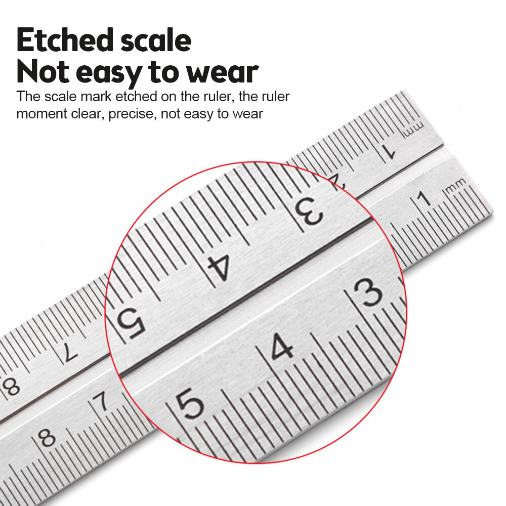 300mm 600mm Stainless Steel Framing Square Right Angle Ruler Thicken Try Square Ruler Tools for Carpenter Engineer