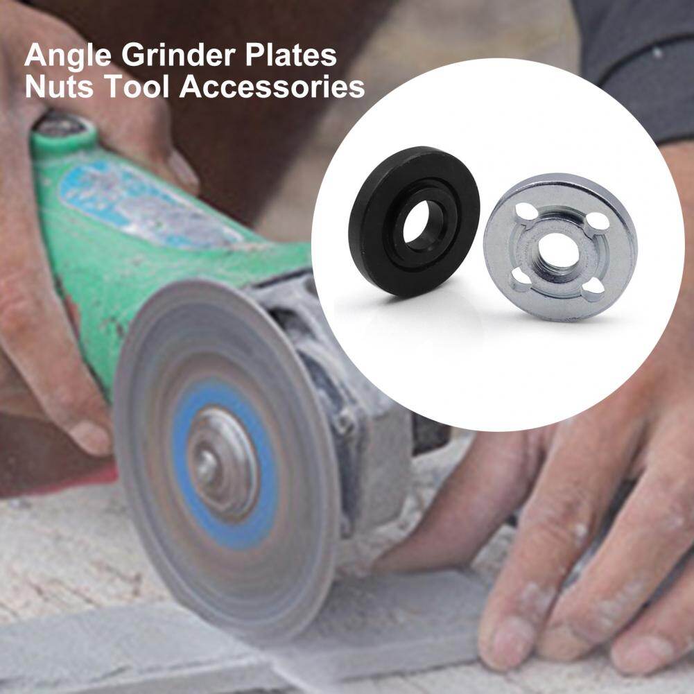 2Pcs Black Or Silver Angle Grinder Replacement Parts Inner And Outer Flange Group Accessories