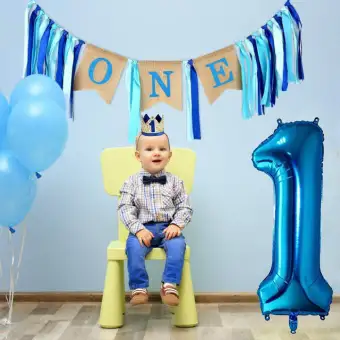 Onlook Baby 1st Birthday Boy Decorations With Crown Baby Boy