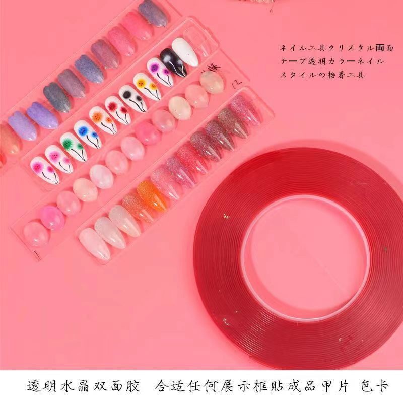 băng keo dán mẫu móng 2 mặt trong