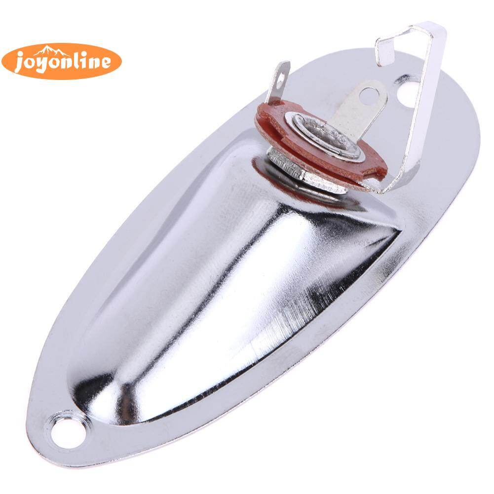 1pc Electric Boat Style Guitar Pickup Output Jack Plate Socket Accessories