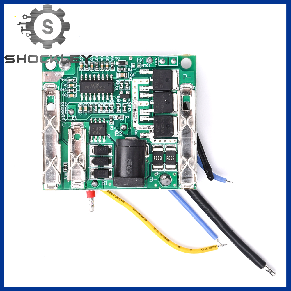 Shockley Bảng Mạch Bảo Vệ Sạc Pin Li-Ion Lithium 5S 18V 21V 20A Mô-đun BMS Cho Dụng Cụ Điện