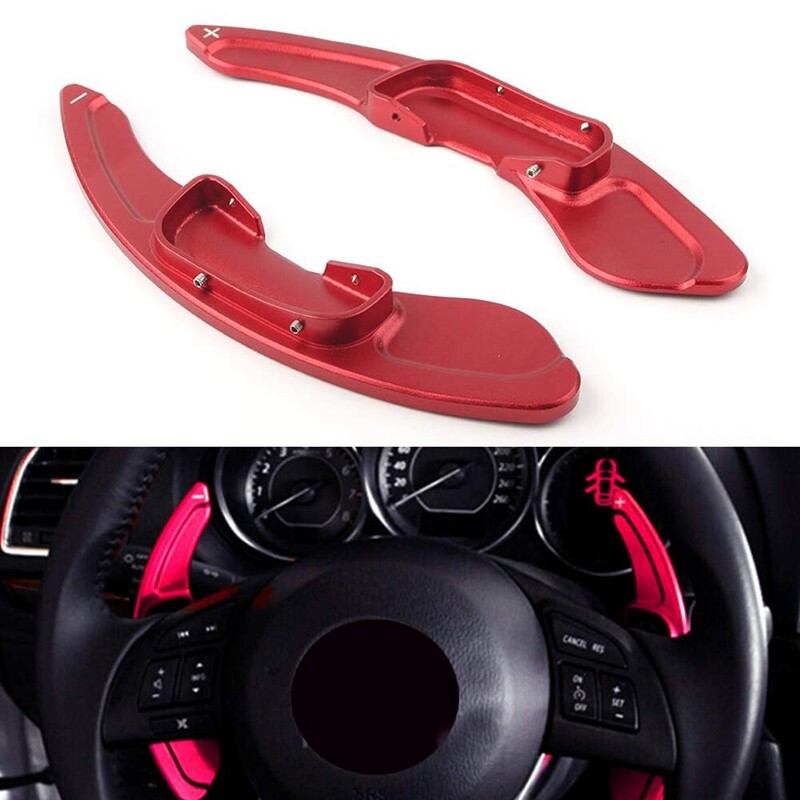 Car Steering Wheel Shift Paddle Extension Shifter Covers for Mazda 3 6