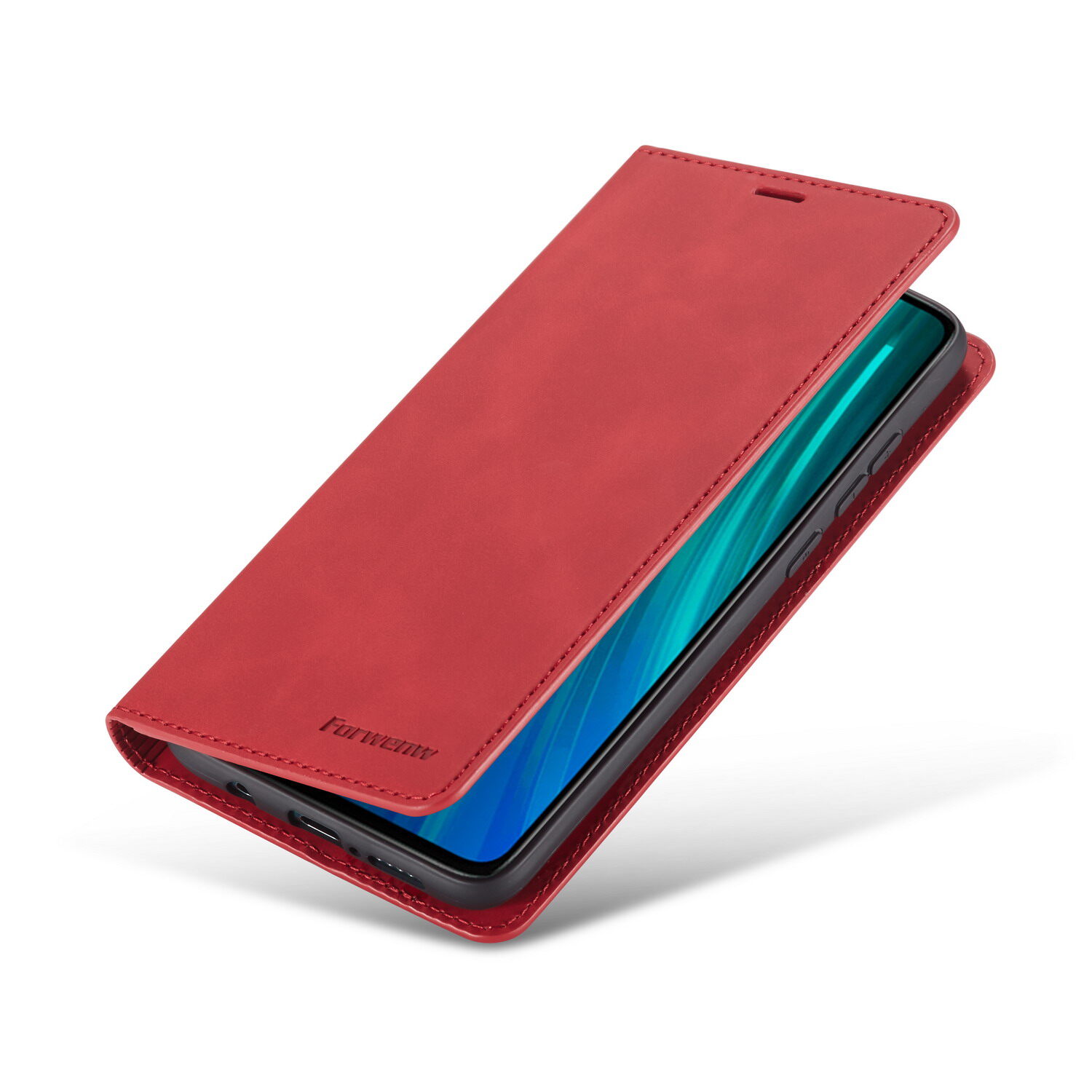 Ốp Lưng Chất Lượng Cao Cho Xiaomi Redmi Note 8/Redmi Note 8 Pro Bằng Da Ví Từ Tính Lật Có Ngăn Đựng Thẻ - INTL