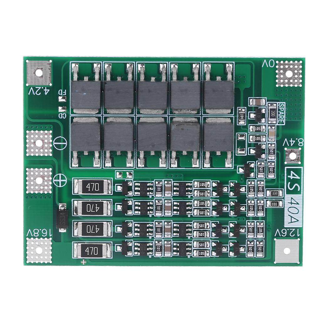 4S BMS LiPo Li-ion Board 18650 Balance PCB Battery Protection 4.2V 16.8V Blau