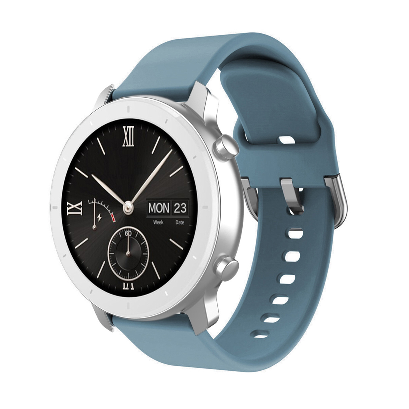 Talent Star Simple Wrist Strap Comfortable Shockproof Unisex 20mm Smartwatch Band Strap
