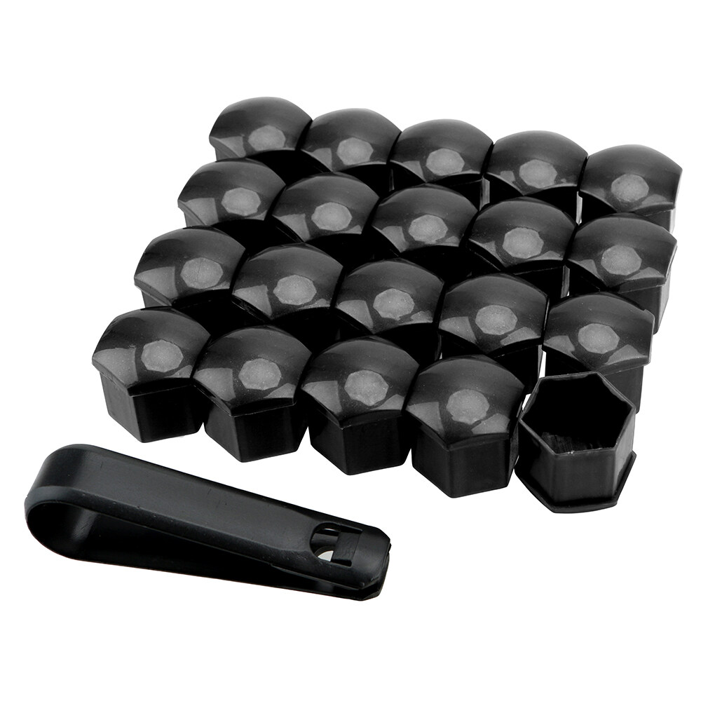 Universal 20 Pieces 19mm Auto Hub Screw Cover Car Wheel Nut Caps Anti