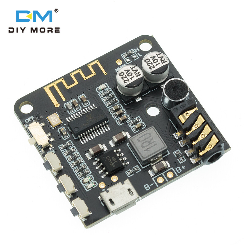diymore Bảng Mạch Giải Mã Bluetooth 5.0 Mini Bộ Thu Âm Thanh BT5.0 PRO MP3 Lossless Mô-đun Khuếch Đại Âm Nhạc Stereo Không Dây Kèm Hộp