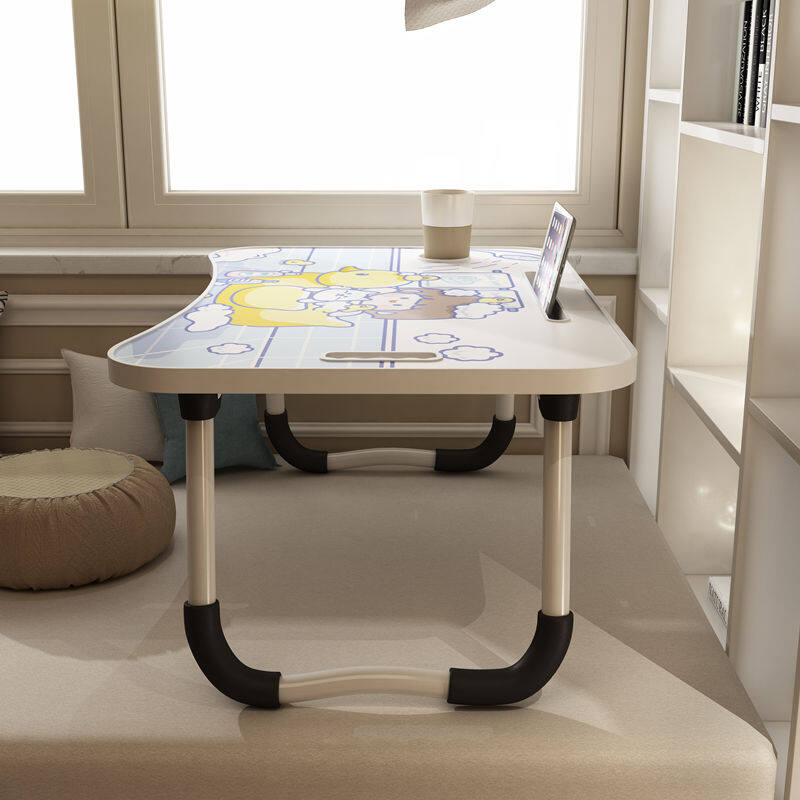 Can lift the bed, desk, student study table, dormitory artifact computer, multi-functional household folding small table, small