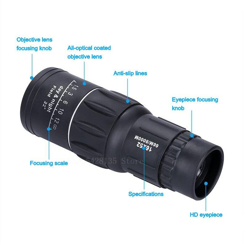 >> BÁO GIÁ 8X21 DU LỊCH KÍNH THIÊN VĂN MỘT MẮT ĐEN-QUỐC TẾ | Shopee Lazada Sendo Tiki mới nhất 234 Bằng Một Mắt Kính Thiên Văn, HD Zoom Kính Thiên Văn Một Mắt Lấy Nét 16X52 Di Động, Spotting Scope Cầm Tay Cho Du Lịch Tham Quan Các Buổi Hòa Nhạc Cá
