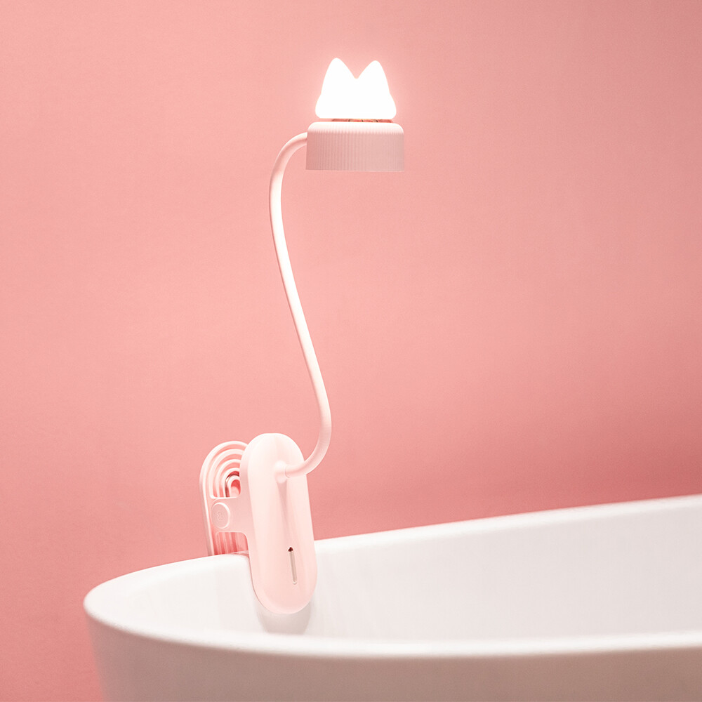 Uareliffe Đèn Mèo Dễ Thương Đèn LED Để Bàn Đèn Kẹp Gấp USB Sạc Lại Được Đèn Đọc Sách Học Tập Ban Đêm Ba Tốc Độ Có Thể Điều Chỉnh Độ Sáng Phạm Vi Chiếu Sáng Rộng 360 ° Chiếu Sáng Thoải Mái Bảo Vệ Mắt Miễn Phí Cho Gia Đình Văn Phòng Ký Túc Xá