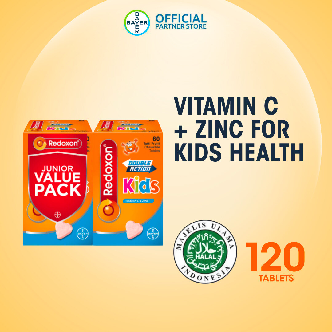 Redoxon Kids Double Action Chewable Tablets (60's) Twin Pack | Lazada