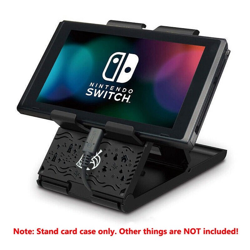 Animal Crossing Theme Adjustable Foldable ABS Play Stand for Nintendo Switch & Lite Game Console Controller Bracket Holder