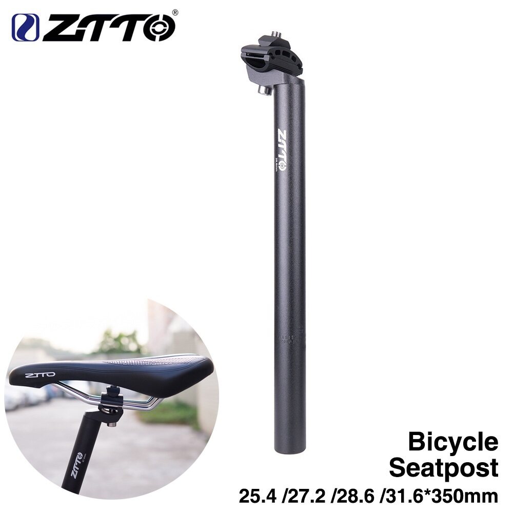 ZTTO Bicycle Parts MTB Road Bike Bicycle Seat Post Tube Superlight SeatPost 25.4 27.2 28.6 31.6 350mm