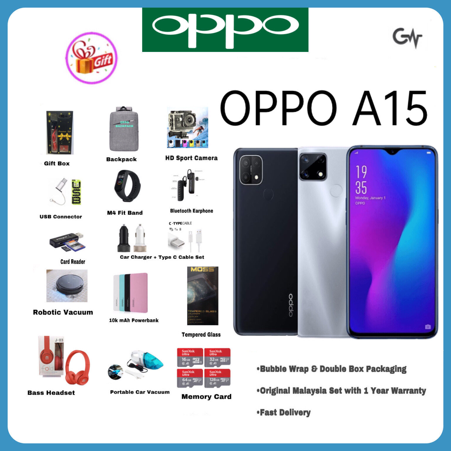 Oppo A15 Price in Malaysia & Specs - RM459 | TechNave