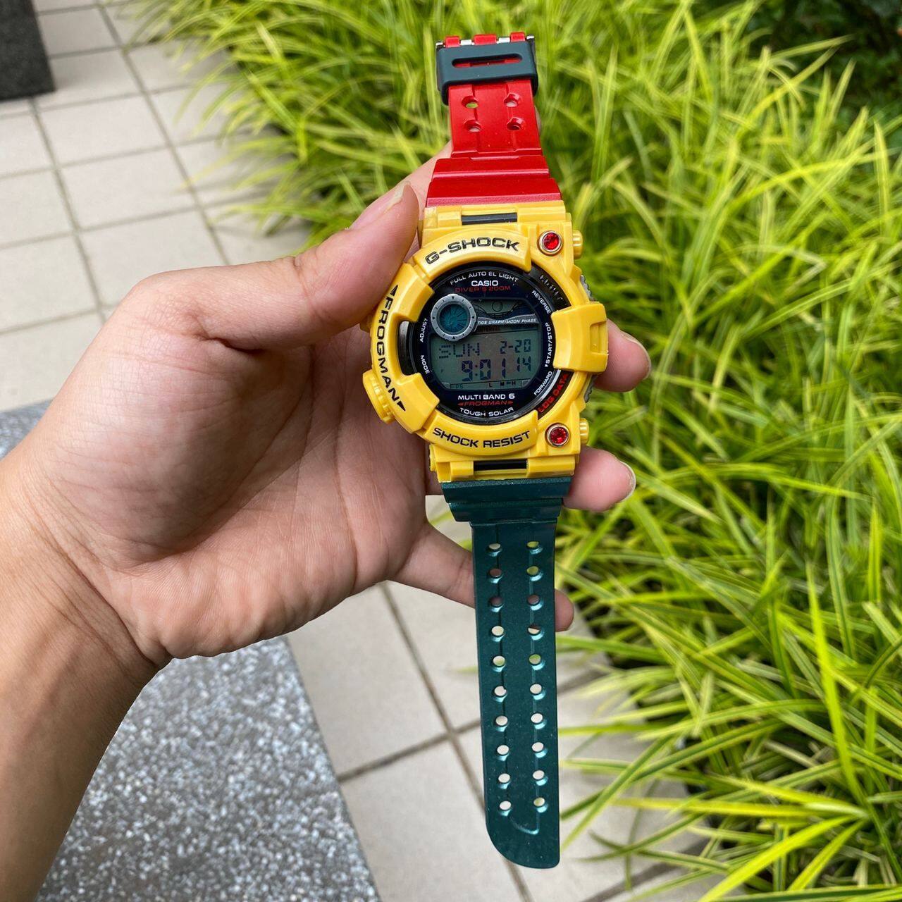 Gshock Frogman Rasta Jam Frogman Original G-SH0CK FROGMAN RASTA